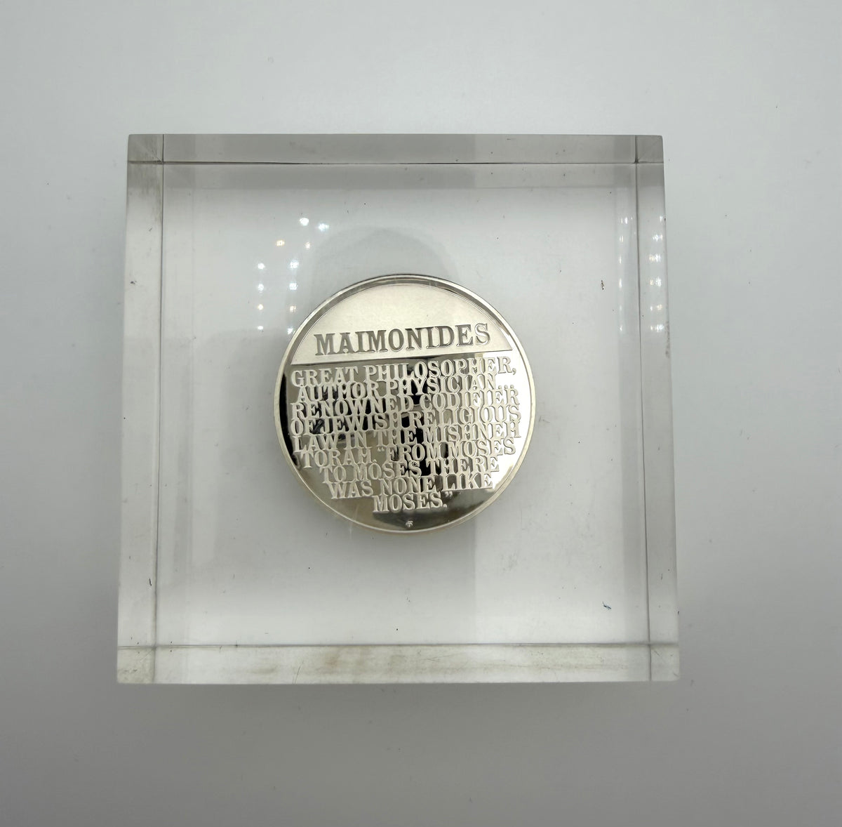 Silver & Copper Coin Lot of 3 in Plexiglass