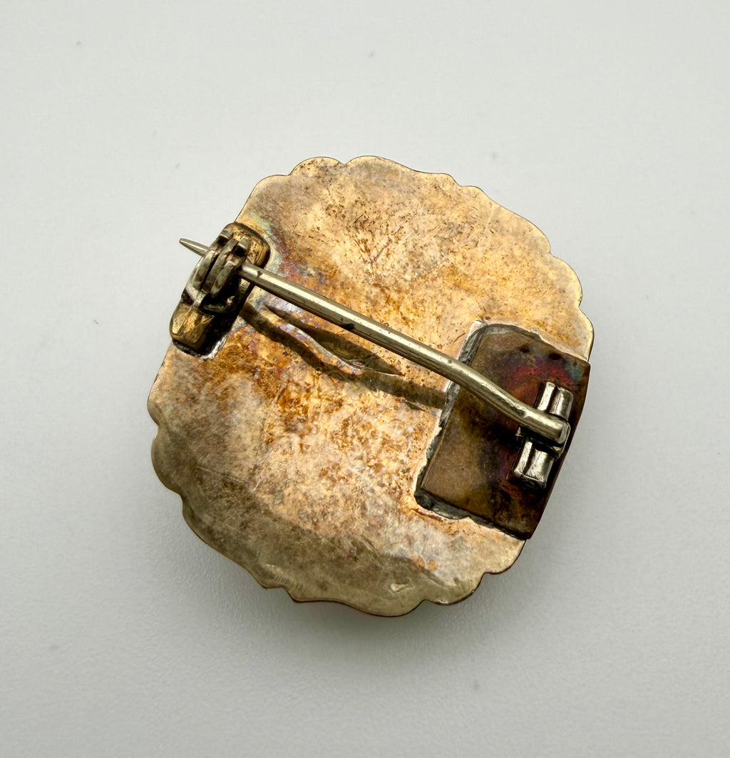 10 KT Gold Cameo Brooch