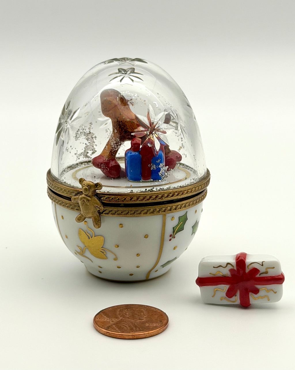 Limoges “Christmas Egg” Box