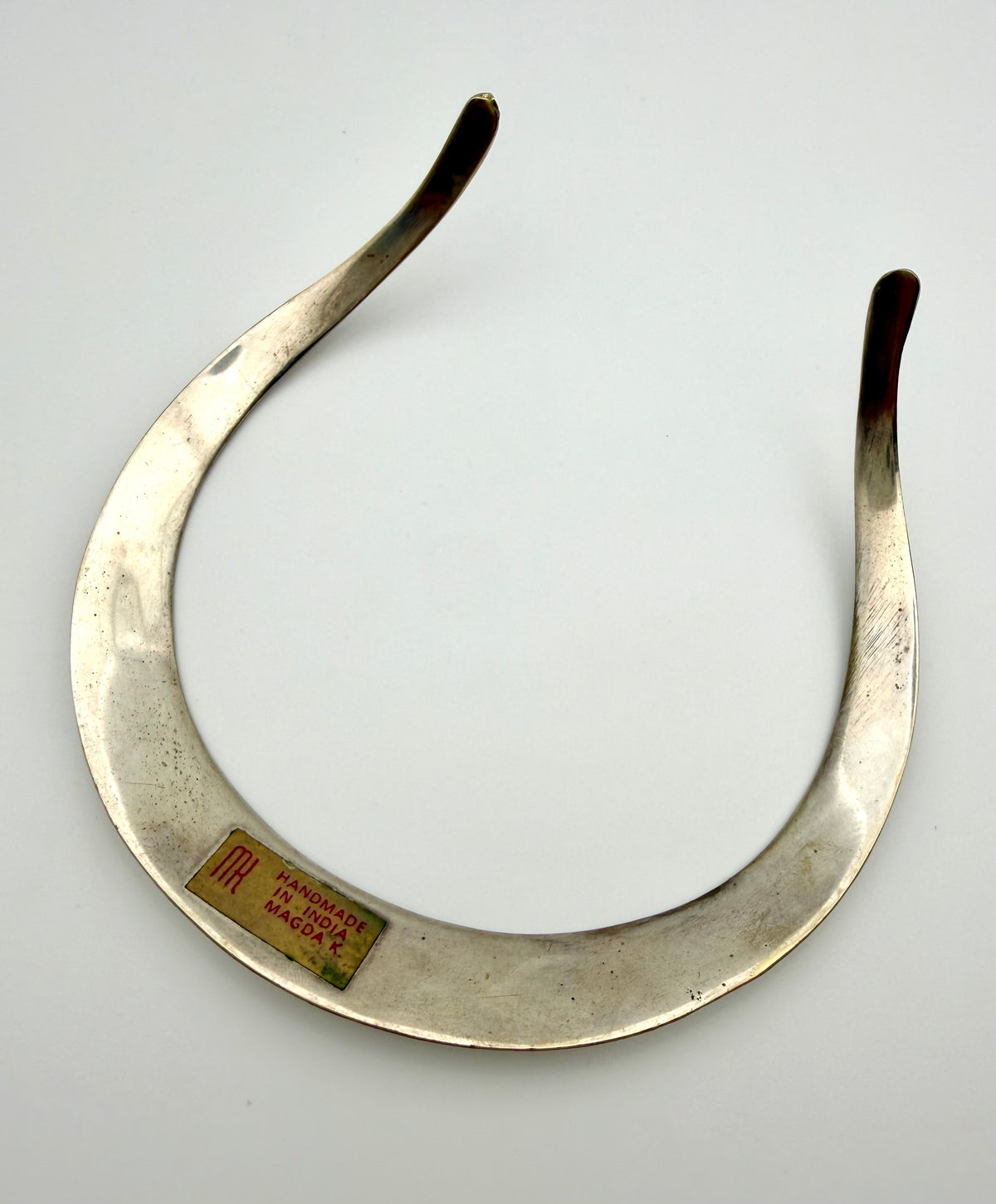 Sterling Silver + Copper + Brass Cuff Necklace