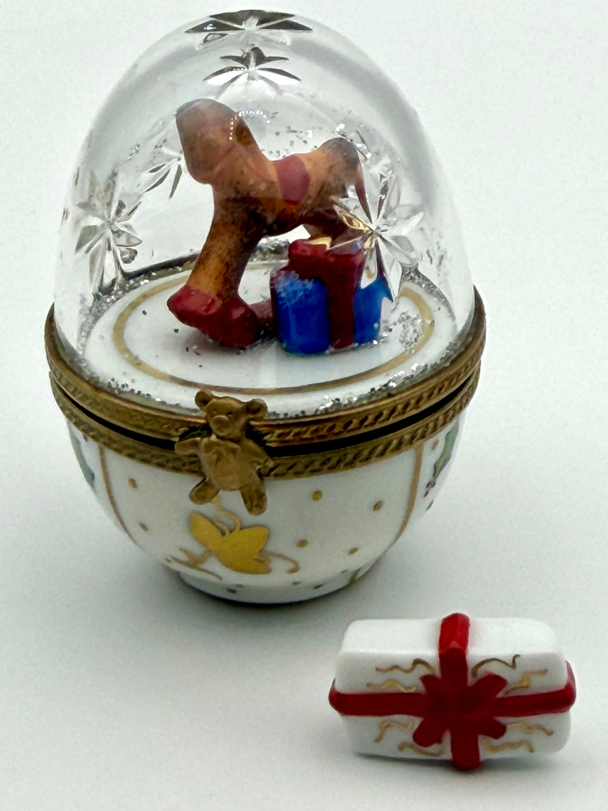 Limoges “Christmas Egg” Box