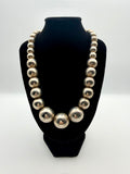 Sterling Silver Navajo “Pearl” Necklace