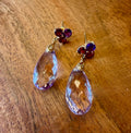 14K Gold & Garnet Ross Simons Earrings