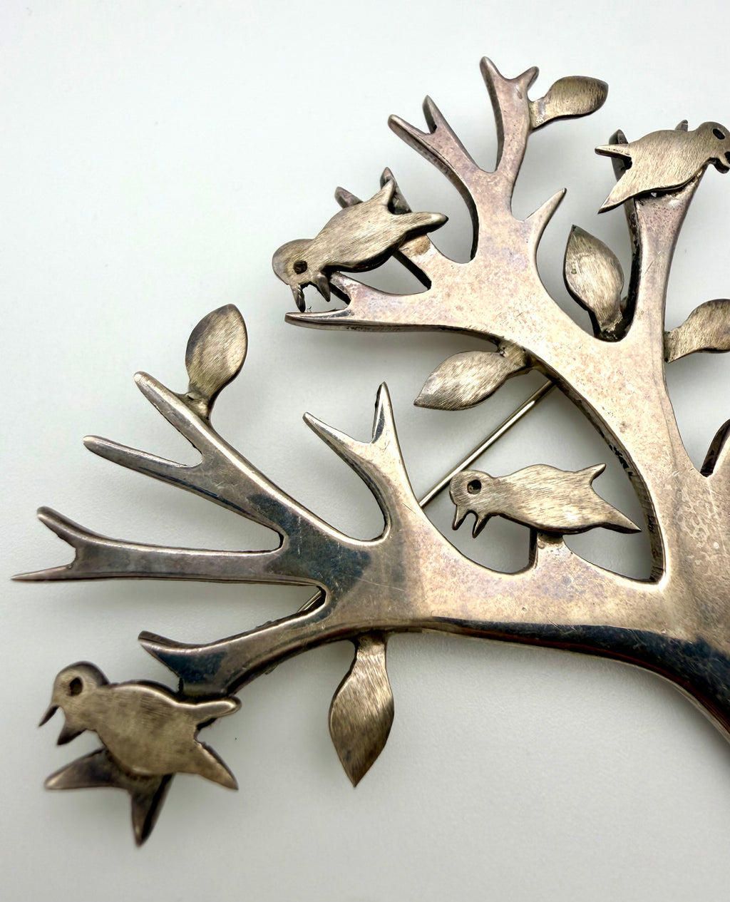 Sterling Silver Tree Of Life Brooch