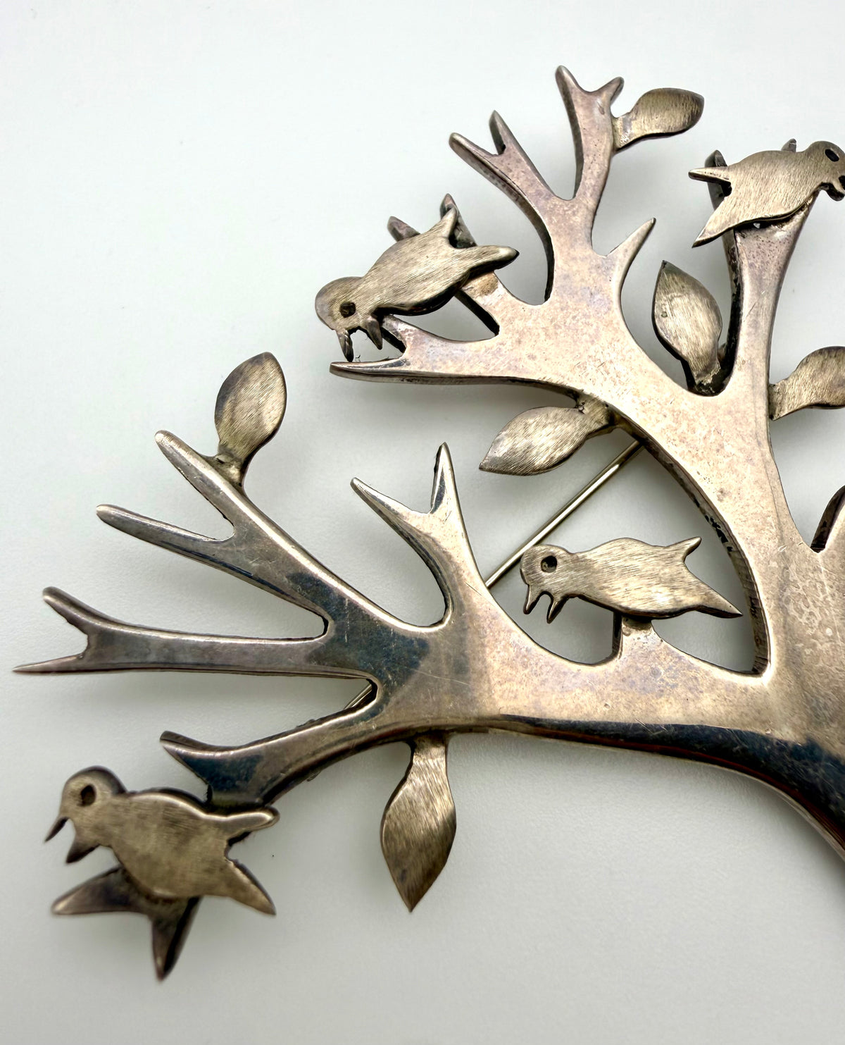 Sterling Silver Tree Of Life Brooch