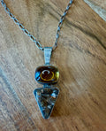 Silver Quartz Necklace / Chain