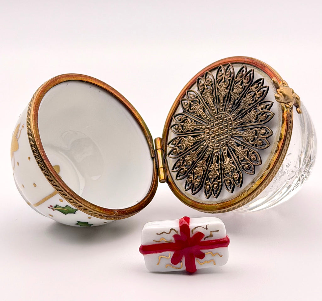 Limoges “Christmas Egg” Box