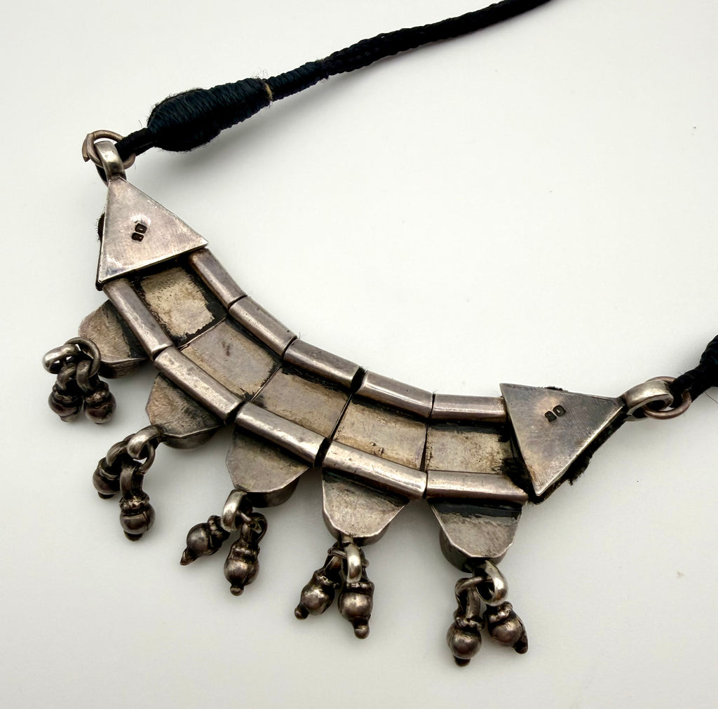 Sterling Silver & Onyx Necklace
