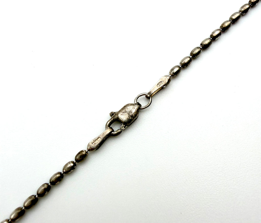 Sterling Silver & Topaz Necklace