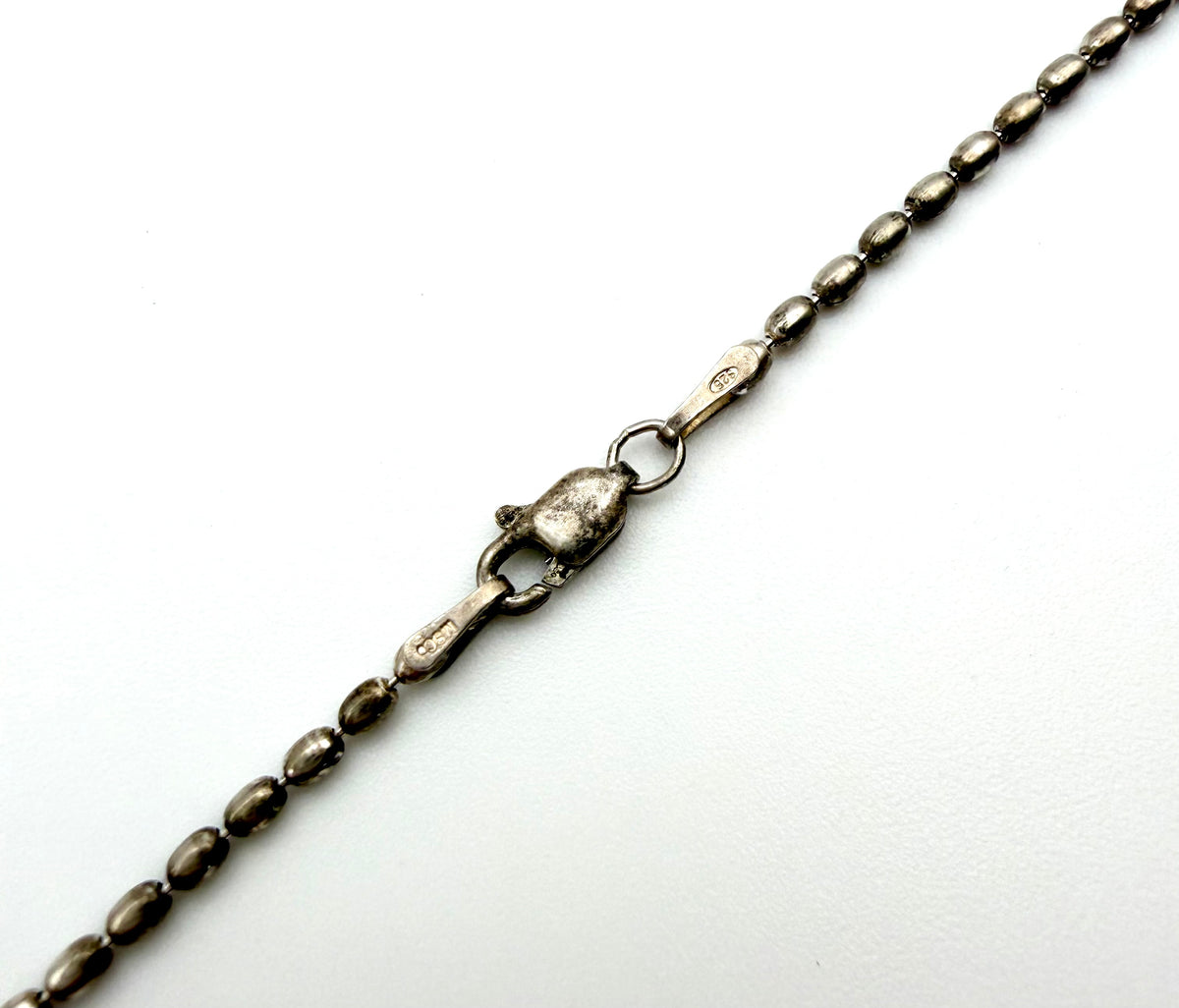 Sterling Silver & Topaz Necklace
