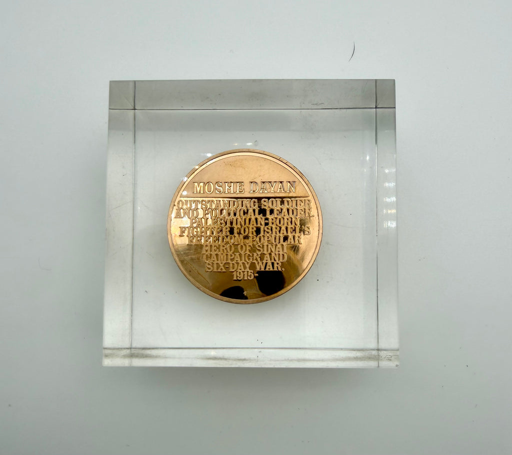 Silver & Copper Coin Lot of 3 in Plexiglass