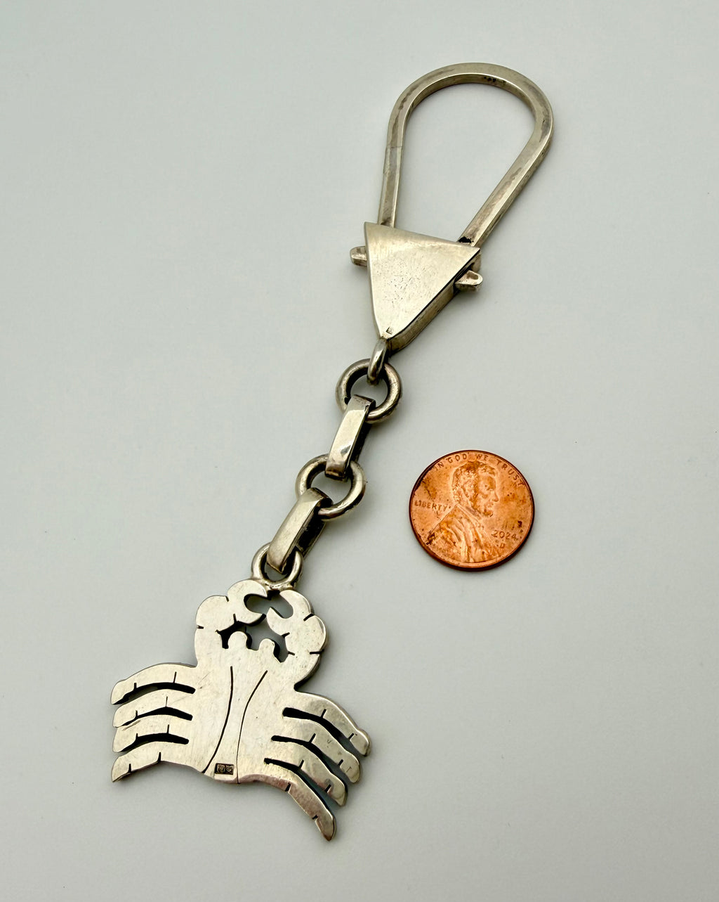 Sterling Silver “Crab” Keychain