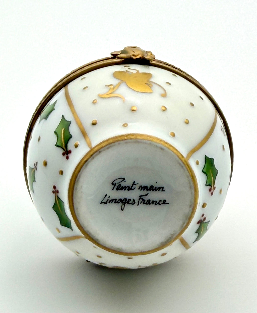 Limoges “Christmas Egg” Box