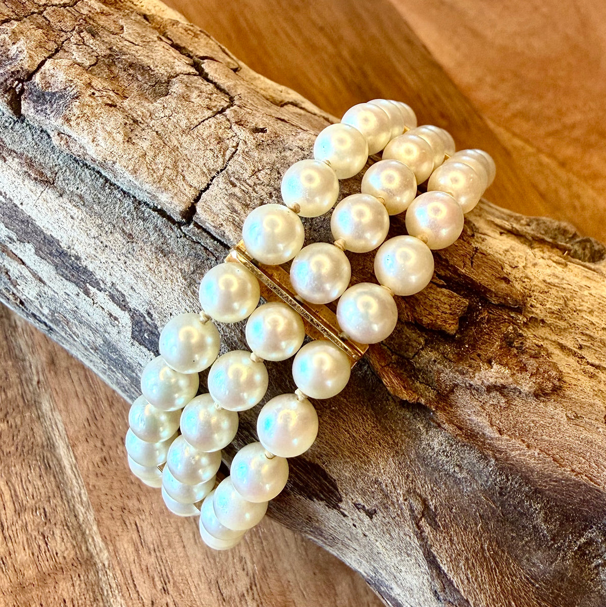 14K Gold Pearl Bracelet