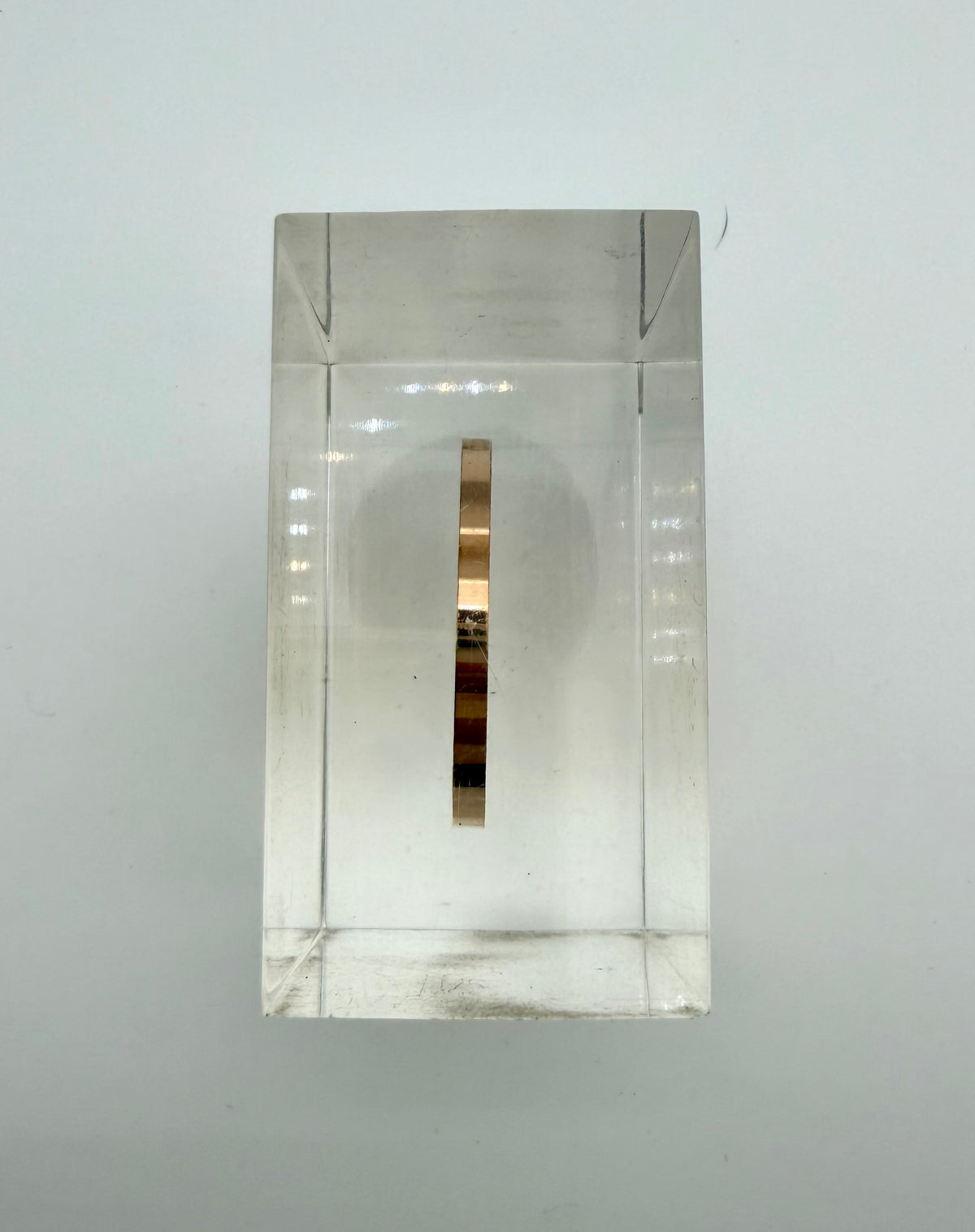 Silver & Copper Coin Lot of 3 in Plexiglass