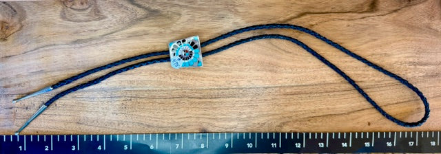 Navajo Indian Sterling Silver Bollo Tie #2