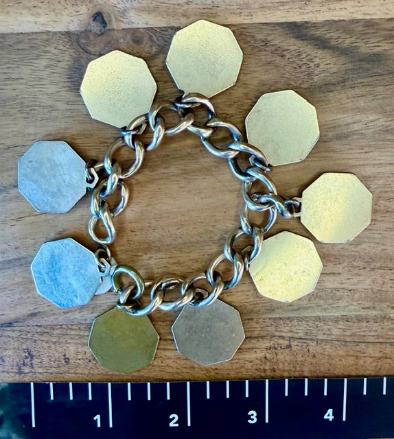 Gold Fill Charm Bracelet