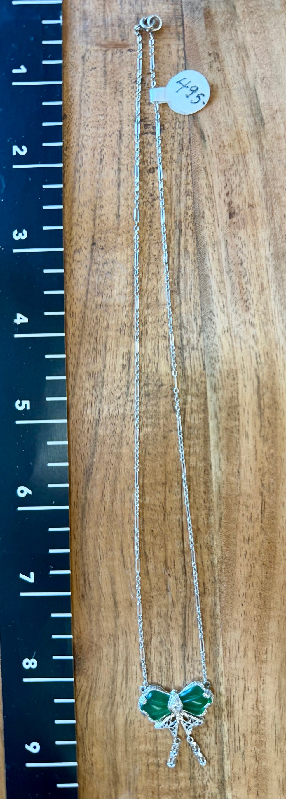 10 KT Diamond Art Deco Necklace