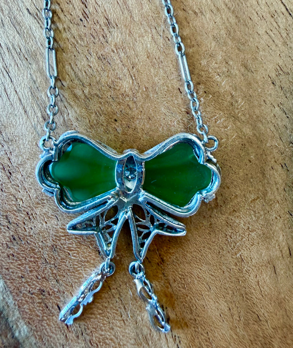 10 KT Diamond Art Deco Necklace