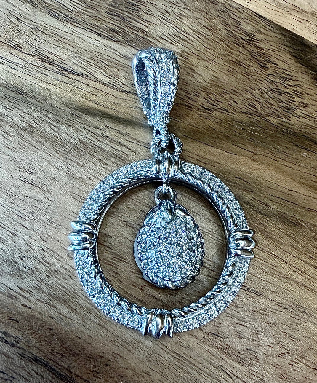 Judith Ripka Sterling Silver Pendant
